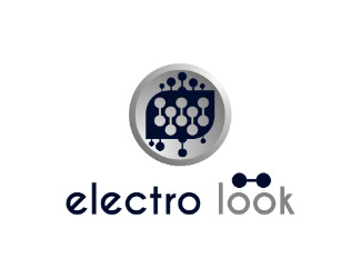 Projekt graficzny logo dla firmy online electro look
